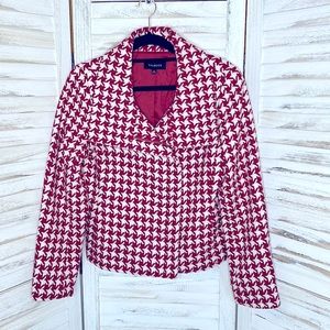 #1 TALBOTS l Red Tooth Hound Biker Moto Jacket 10/M